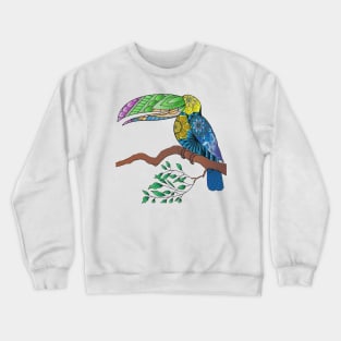 Grey Hornbill Crewneck Sweatshirt